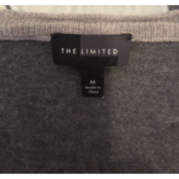 The Limited Lightweight Sweater Sz M   Gray - Picture 4 of 7